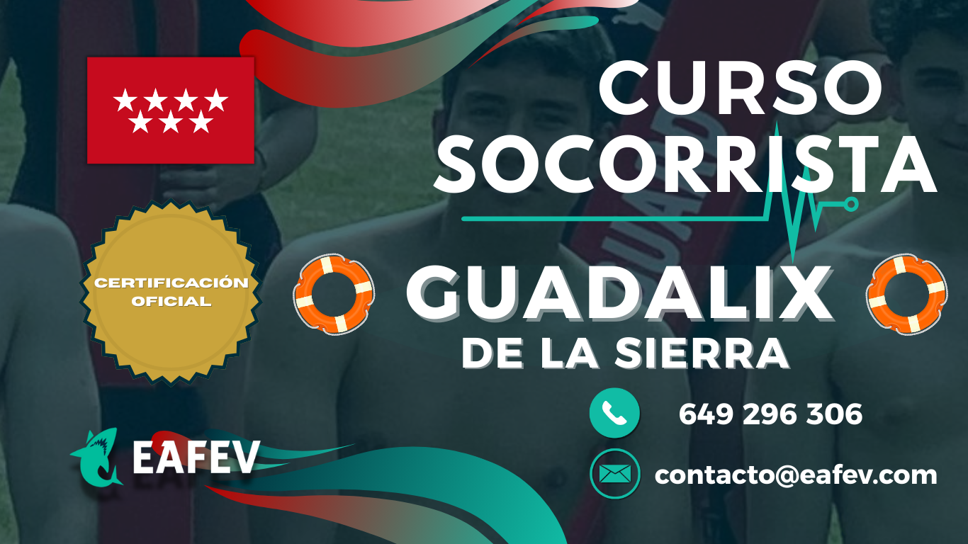 Curso socorrista acuático Guadalix de la Sierra Madrid