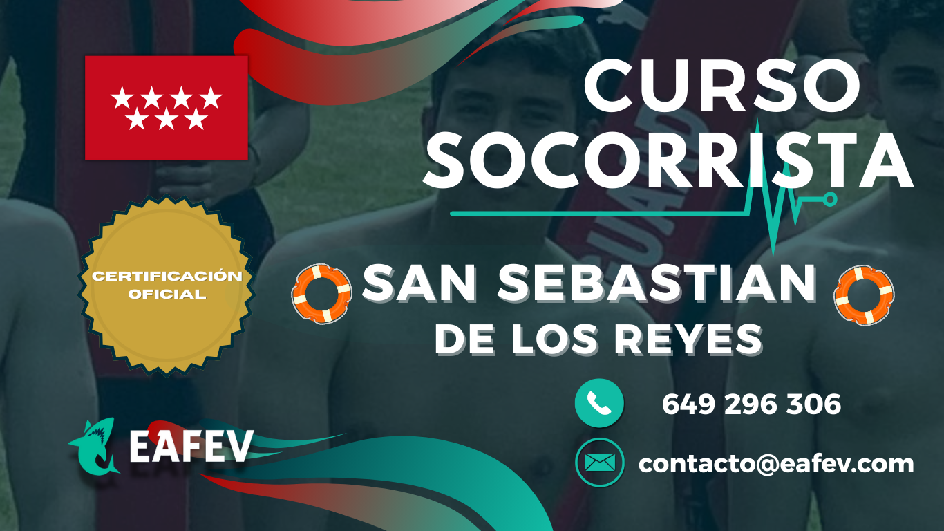 Curso socorrista acuático San Sebastián de los Reyes Madrid